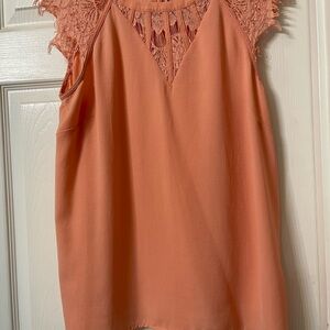 Brixon Ivy Coral Lace Blouse
